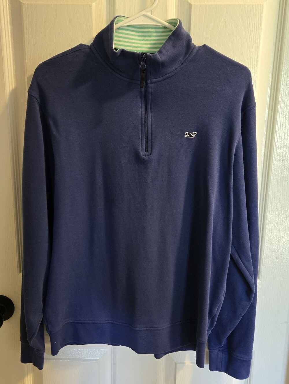 Vineyard Vines Men's Navy Quarter Zip Pullover (Sz M)